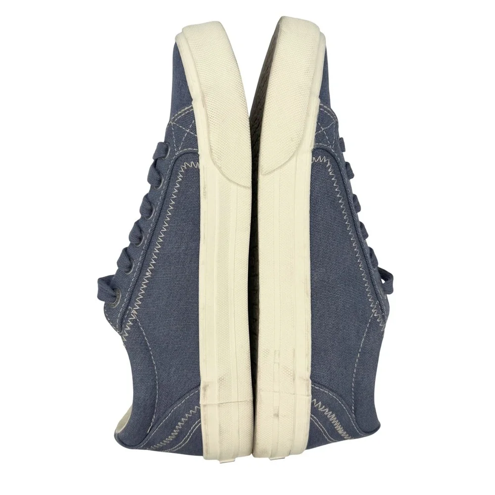 Taos Plim Soul Sneakers Womens 7.5 Blue Canvas Lace Up Comfortable Arch Support - Picture 9 of 13
